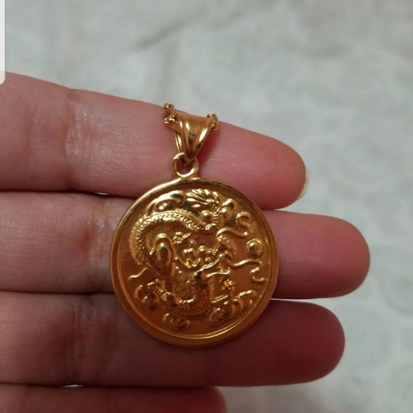 24k handmade gold filled necklace. - Picture 4 of 4